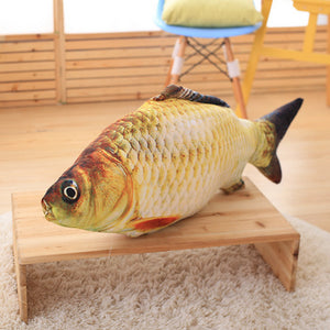 Realistic Looking Fish Kicker Cat Toy - Free Shipping