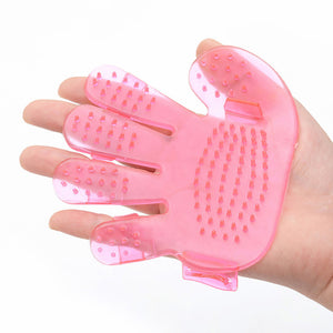 pet grooming glove