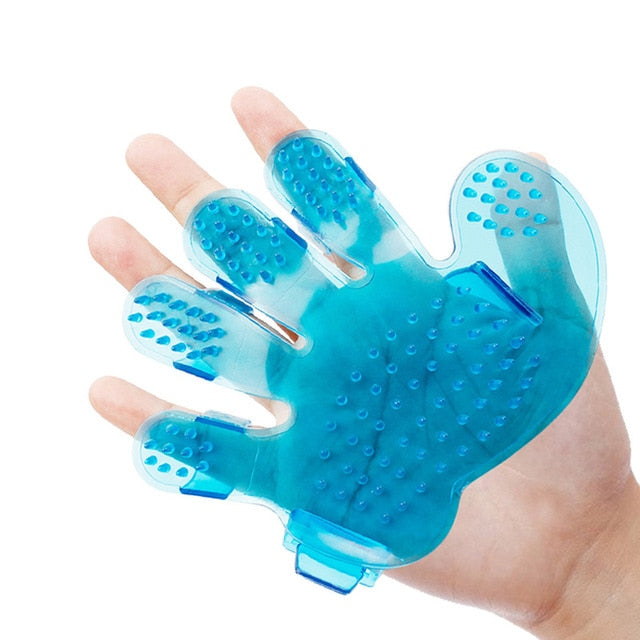 pet grooming glove