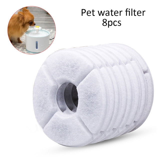 2.4L Automatic Pet Cat Water Fountain LED