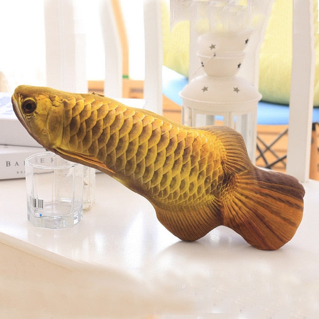 Realistic Looking Fish Kicker Cat Toy - Free Shipping