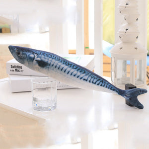 Realistic Looking Fish Kicker Cat Toy - Free Shipping